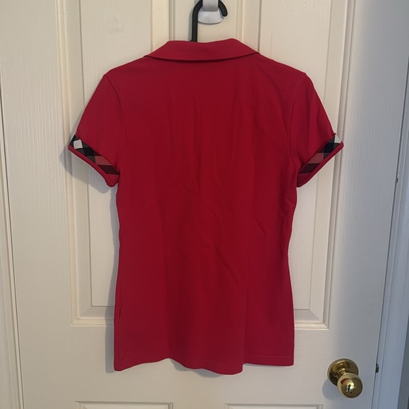 Burberry polo, size:small, colour: hot pink - Picture 5 of 5
